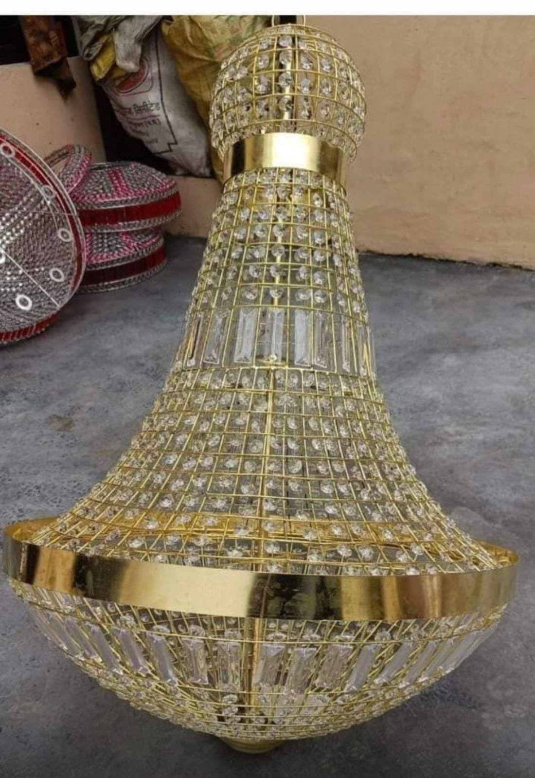 Abstract Gold Sculpture